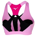 Dámská podprsenka Mizuno  High Support Bra Pink Peacock