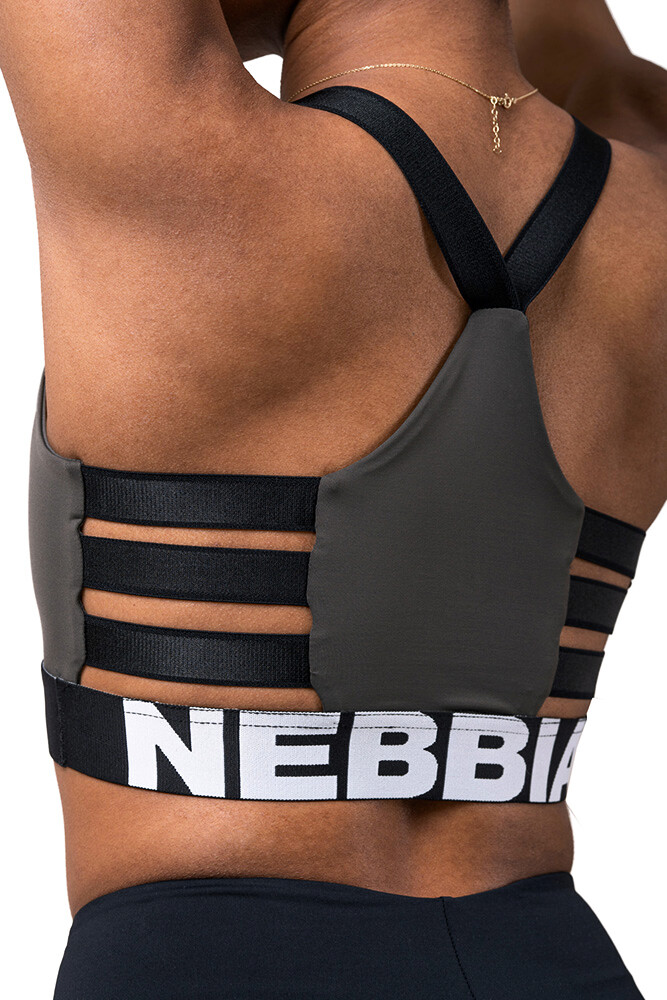 Dámská podprsenka Nebbia  Lift Hero Sports mini top 515 khaki L - thumb (3)