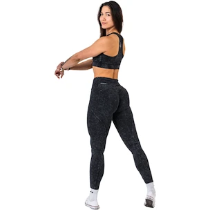 Dámská podprsenka Nebbia NEBBIA x OLYMPIA Washed Medium-Support Sports Bra GOLDEN AGE 778 black
