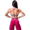 Dámská podprsenka Nebbia NEBBIA x OLYMPIA Washed Open Back Sports Bra LEGACY 779 red