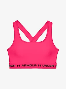 Dámská podprsenka Under Armour  Crossback Mid Bra-PNK XS
