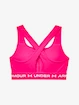 Dámská podprsenka Under Armour  Crossback Mid Bra-PNK
