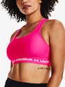Dámská podprsenka Under Armour  Crossback Mid Bra-PNK S