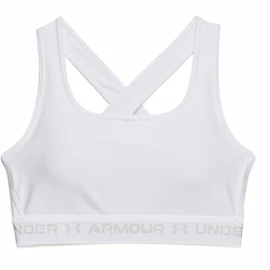 Dámská podprsenka Under Armour Crossback Mid Bra-WHT