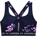 Dámská podprsenka Under Armour Crossback Mid Print Midnight Navy