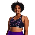 Dámská podprsenka Under Armour Crossback Mid Print Midnight Navy