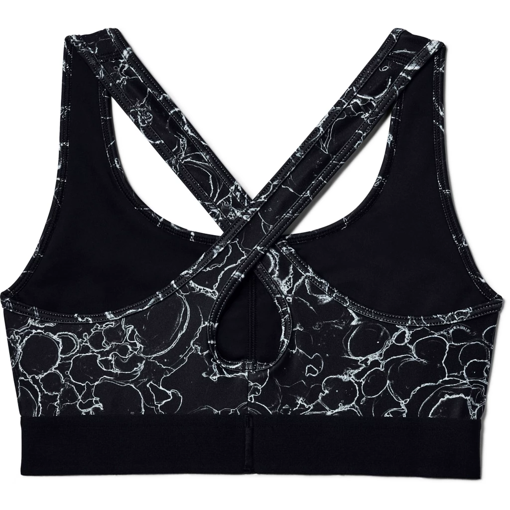 Dámská podprsenka Under Armour  Mid Crossback Printed Black