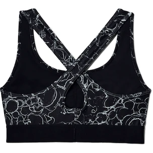 Dámská podprsenka Under Armour  Mid Crossback Printed Black  XS