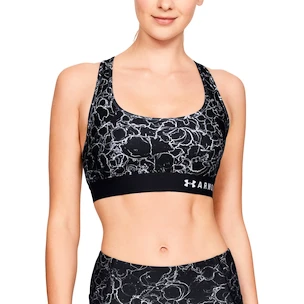 Dámská podprsenka Under Armour  Mid Crossback Printed Black  XS