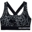 Dámská podprsenka Under Armour  Mid Crossback Printed Black  XS