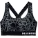 Dámská podprsenka Under Armour  Mid Crossback Printed Black  XS