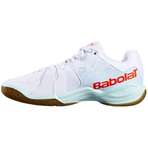 Dámská sálová obuv Babolat  Shadow Spirit White/Light Blue