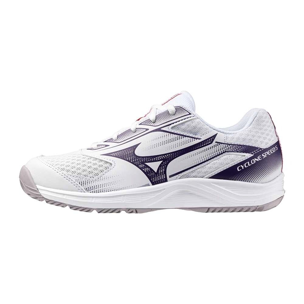 Product detail of Dámská sálová obuv Mizuno  Cyclone Speed 5 White/Violet Indigo  EUR 38,5
