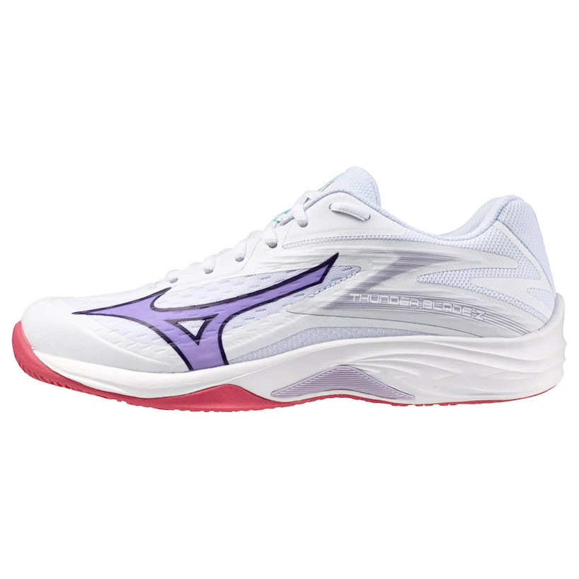 Dámská sálová obuv Mizuno  Thunder Blade Z W White/Violet Indigo