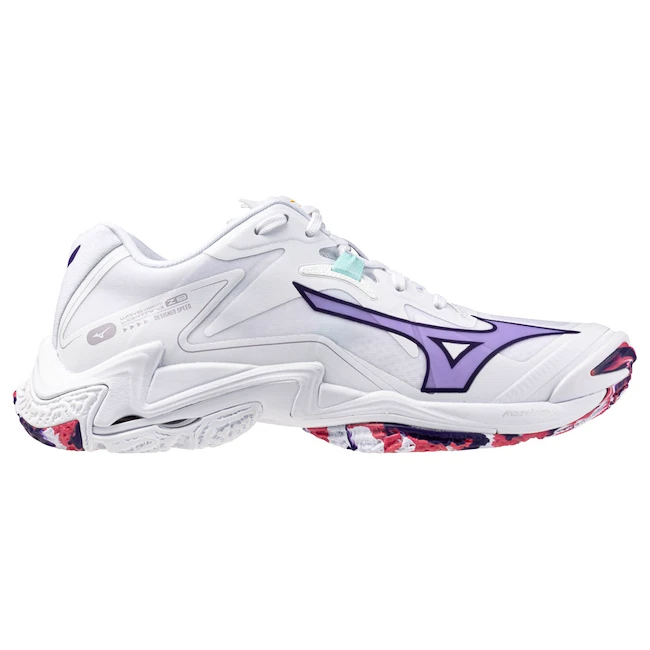 Dámská sálová obuv Mizuno  Wave Lightning Z8 W White/Violet Indigo  EUR 39