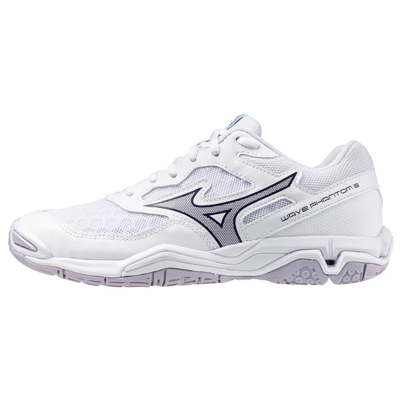 Dámská sálová obuv Mizuno  Wave PHANTOM 3 W White/Violet Indigo