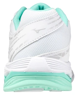 Dámská sálová obuv Mizuno  Wave Voltage White/Fiery Coral