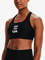 Dámská Sportovní podprsenka Under Armour Crossback Graphic černá, SM