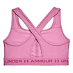 Dámská Sportovní podprsenka Under Armour Crossback Mid Heather Bra ružová Planet Pink Light He