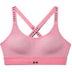 Dámská Sportovní podprsenka Under Armour Infinity Mid Heather Bra ružová