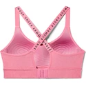 Dámská Sportovní podprsenka Under Armour Infinity Mid Heather Bra ružová