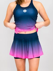 Dámská sukně BIDI BADU  Colortwist Printed Wavy Skort Pink/Dark Blue