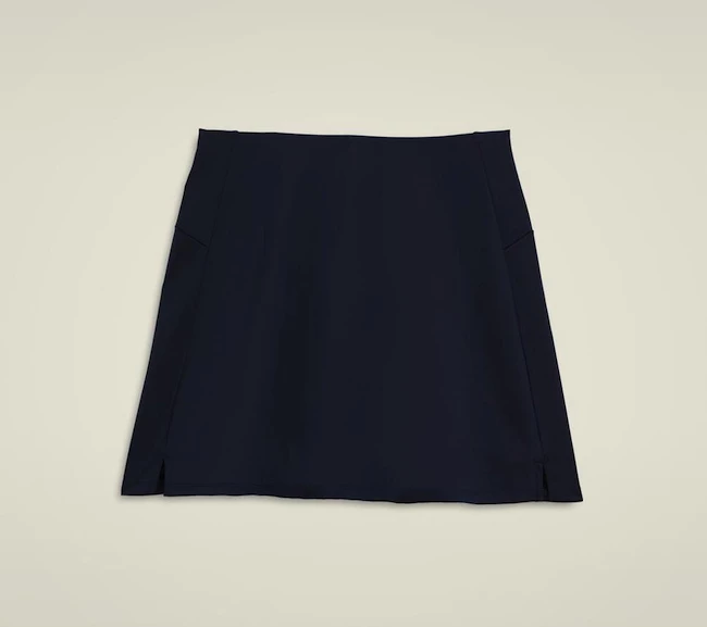 Dámská sukně Wilson  W Team Flat Front Skirt Classic Navy