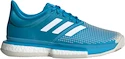 Dámská tenisová obuv adidas SoleCourt Boost Clay W Blue/Grey - EUR 40