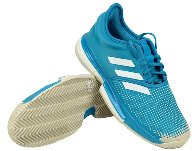 Dámská tenisová obuv adidas SoleCourt Boost Clay W Blue/Grey - EUR 40