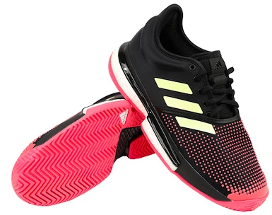 Dámská tenisová obuv adidas SoleCourt Boost W Black/Red