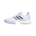 Dámská tenisová obuv adidas SoleCourt W White/Purple