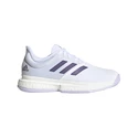 Dámská tenisová obuv adidas SoleCourt W White/Purple