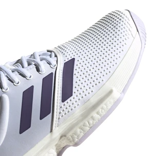 Dámská tenisová obuv adidas SoleCourt W White/Purple