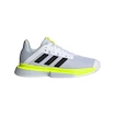 Dámská tenisová obuv adidas  SoleMatch Bounce W White/Yellow