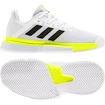 Dámská tenisová obuv adidas  SoleMatch Bounce W White/Yellow