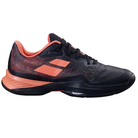 Dámská tenisová obuv Babolat Jet Mach 3 AC Women Black/Living Coral