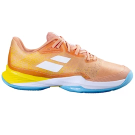 Dámská tenisová obuv Babolat Jet Mach 3 Clay Women Coral/Gold Fusion