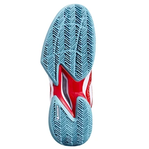 Dámská tenisová obuv Babolat Jet Mach 3 Clay Women Fiesta Red