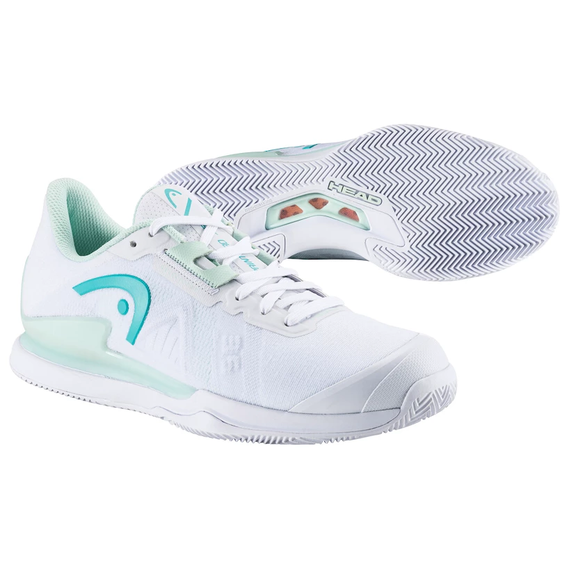 Dámská tenisová obuv Head Sprint Pro 3.5 Clay White/Aqua  EUR 40,5