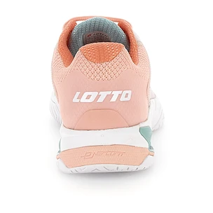 Dámská tenisová obuv Lotto Mirage 100 II SPD W White/Melon Orange