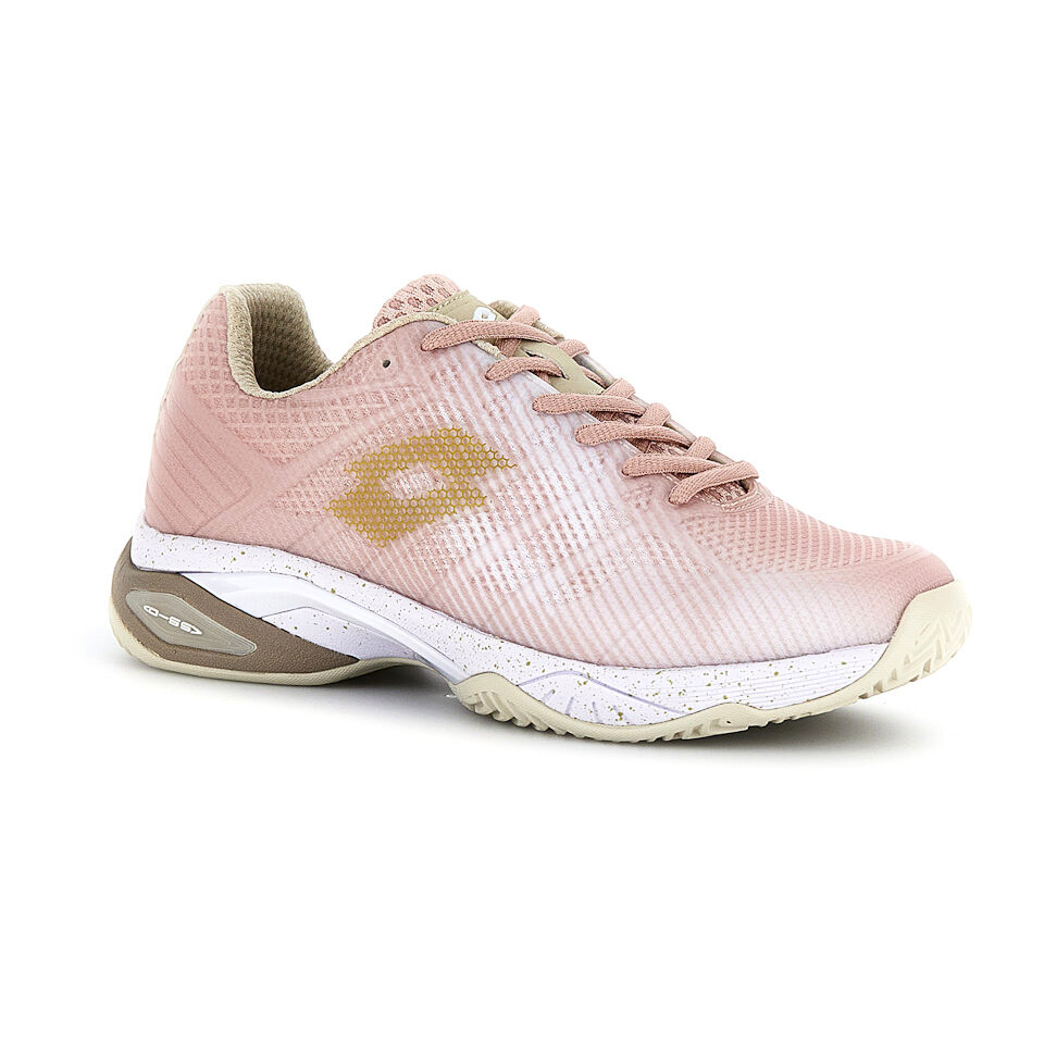 Dámská tenisová obuv Lotto Mirage 300 III Clay W All White/Light Platino  EUR 39 - thumb (4)