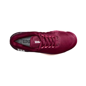 Dámská tenisová obuv Wilson Rush Pro 4.0 Clay Beet Red