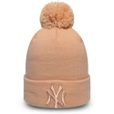 Dámská zimní čepice New Era Bobble Knit MLB New York Yankees