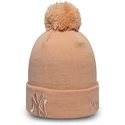 Dámská zimní čepice New Era Bobble Knit MLB New York Yankees