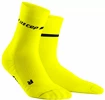 Dámské běžecké ponožky CEP Neon žluté