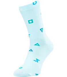 Dámské cyklistické ponožky Silvini Dogana Turquoise-ocean