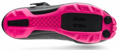 Dámské cyklistické tretry GIRO Manta R tmavě šedo-růžové