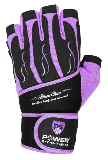 Dámské fitness rukavice Power System  Chica Purple XS