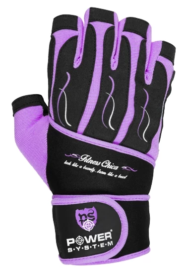 Dámské fitness rukavice Power System  Chica Purple XS
