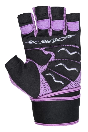 Dámské fitness rukavice Power System  Rebell Girl Purple XS